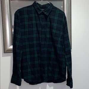 Mens plaid button up